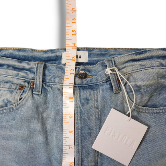 NWT Pistola Cassie Super High Waist Button Fly Straight Leg Jeans Sz. 29x31 - Picture 11 of 14